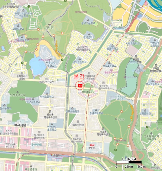 경기도 안산시 상록구 월피동 445 외 1필지 제3층 제310호