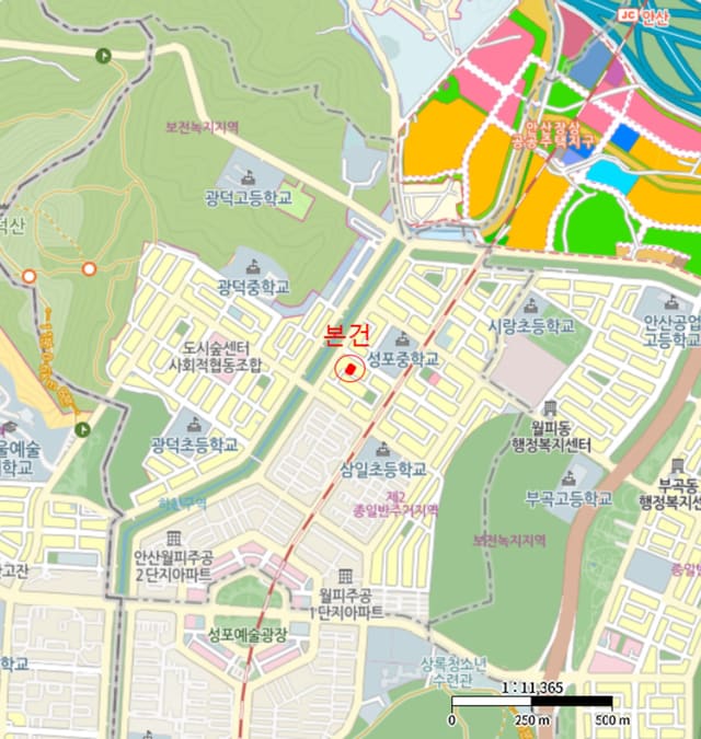 경기도 안산시 상록구 월피동 456-12 제지하층 제비101호