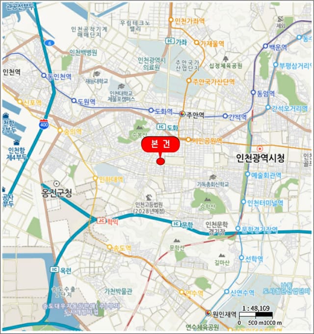 인천광역시 미추홀구 주안동 720-30 서영마이빌 제비동 제5층 제501호