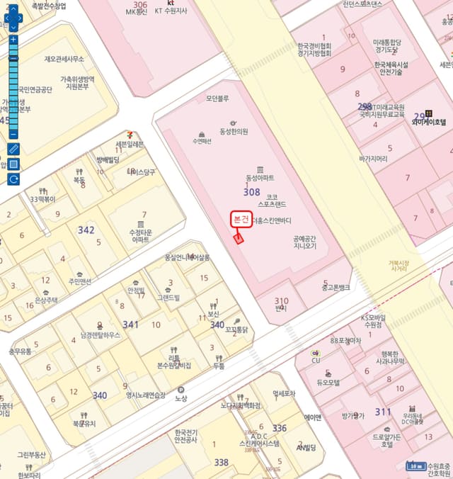 경기도 수원시 장안구 영화동 308-1 동성영화타운아파트 제2층 제295호