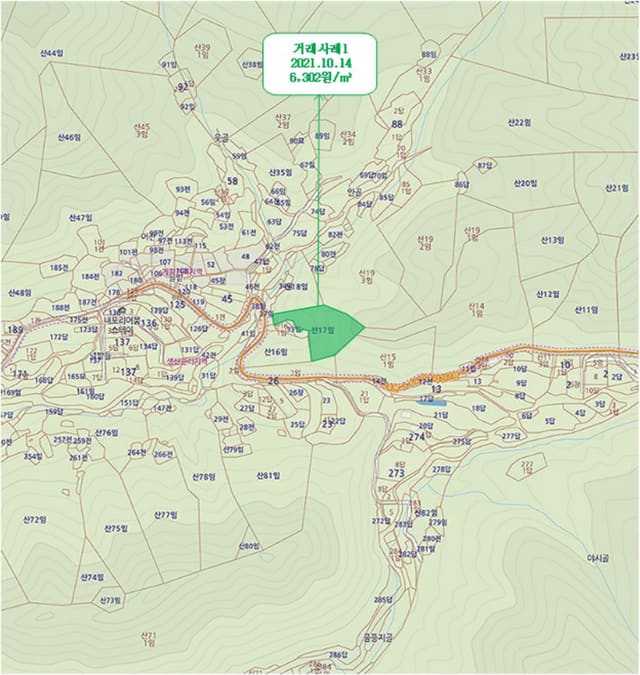 경상남도 양산시 원동면 내포리 산 217