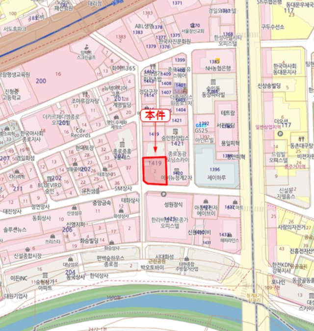 서울특별시 종로구 숭인동 1419-2 에비뉴청계Ⅰ 제12층 제1204호