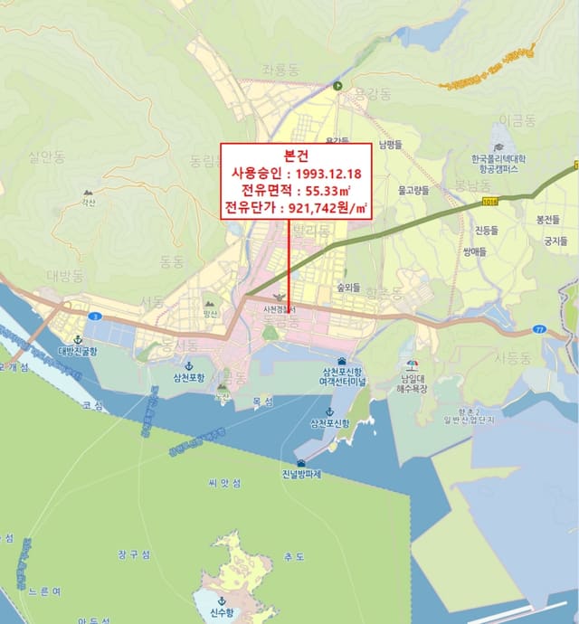 경상남도 사천시 동금동 56-26 화목주택 제3층 302호