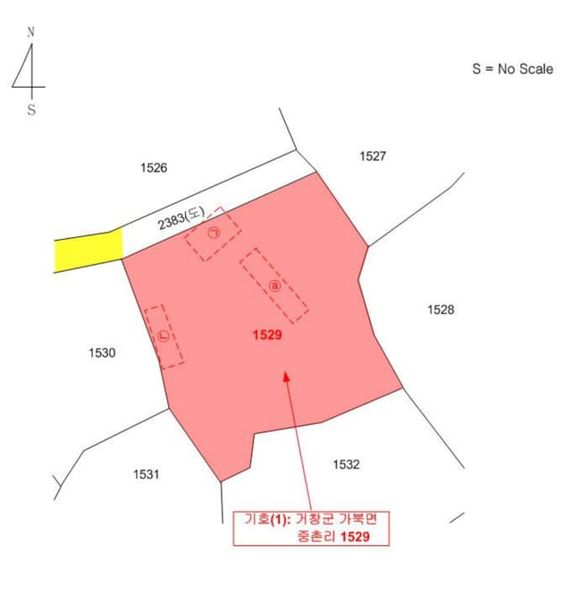 경상남도 거창군 가북면 중촌리 1529