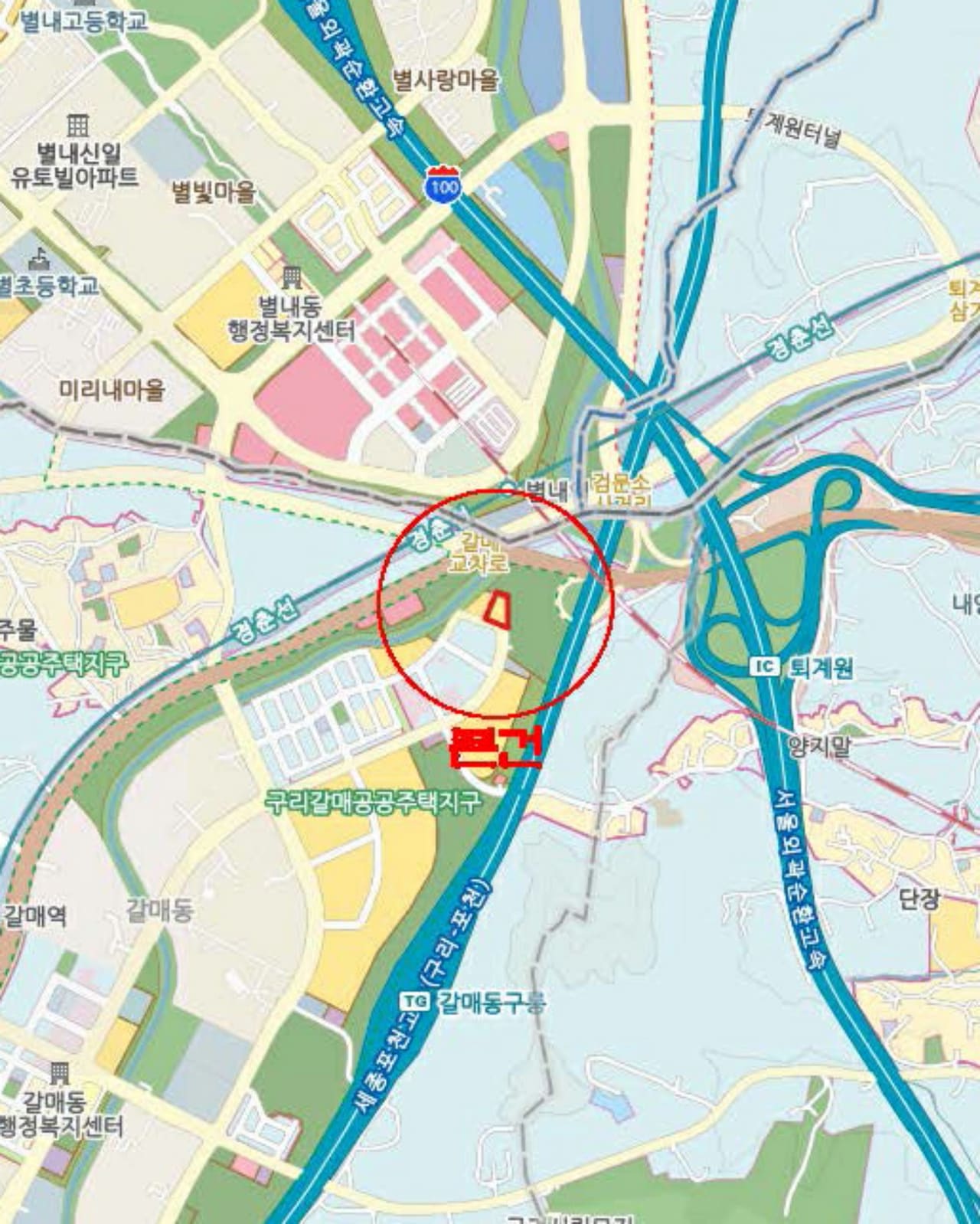 경기도 구리시 갈매동 513 파크위버 제6층 제607호